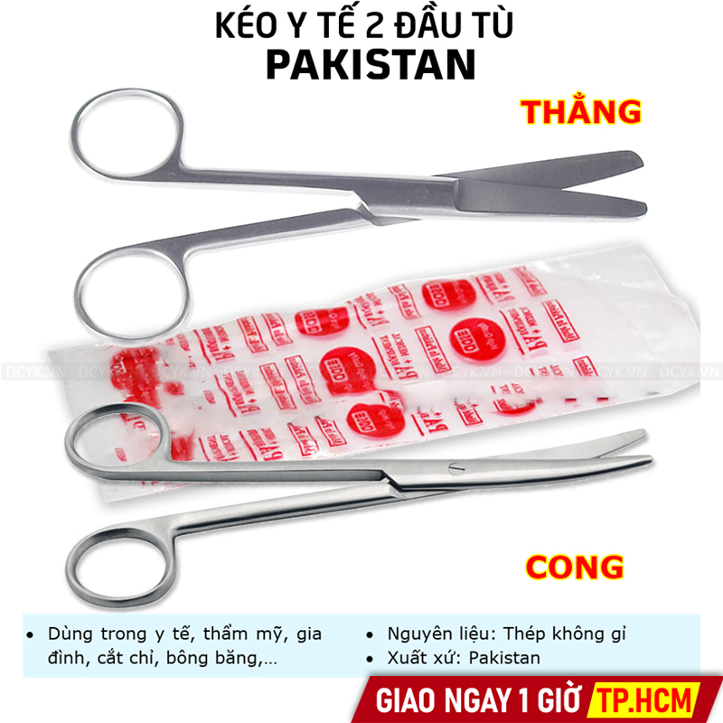 Kéo Y Tế (Đầu Tù) Pakistan