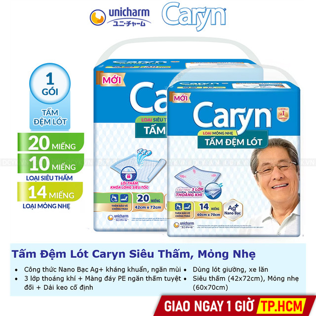 Tấm Đệm Lót Caryn Mỏng Nhẹ, Siêu Thấm