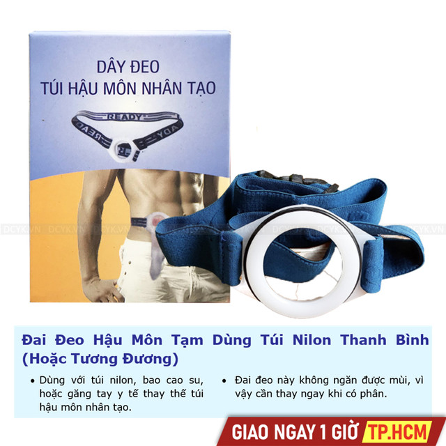 Đai Đeo Hậu Môn Tạm Dùng Túi Nilon Thanh Bình (Hoặc Tương Đương)