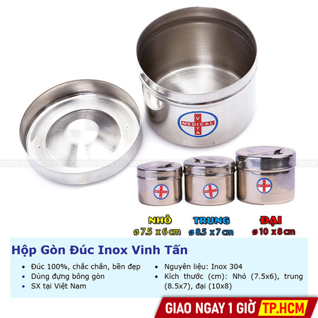 Hộp Gòn Đúc Inox Vinh Tấn (hoặc Tương Đương)