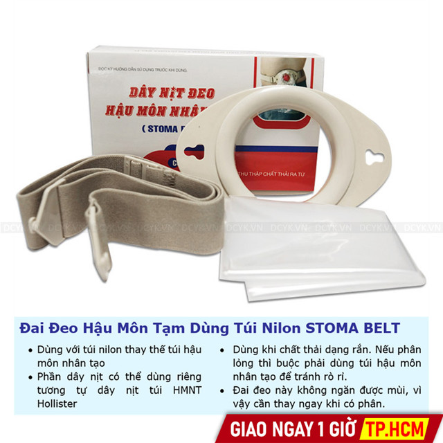 Đai Đeo Hậu Môn Tạm Dùng Túi Nilon STOMA BELT