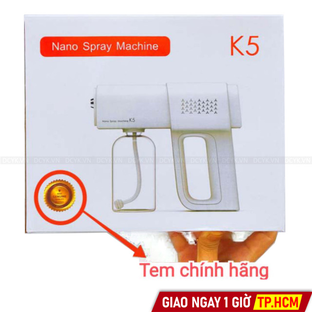 Máy Phun Sương Nano Khử Khuẩn Cầm Tay K5 Atomizer