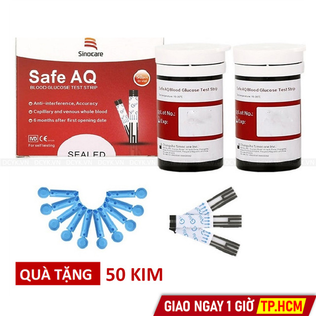 Que Thử Đường Huyết Sinocare Safe AQ