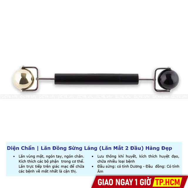 Diện Chẩn | Lăn Đồng Sừng Láng (Lăn Mắt 2 Đầu) Hàng Đẹp