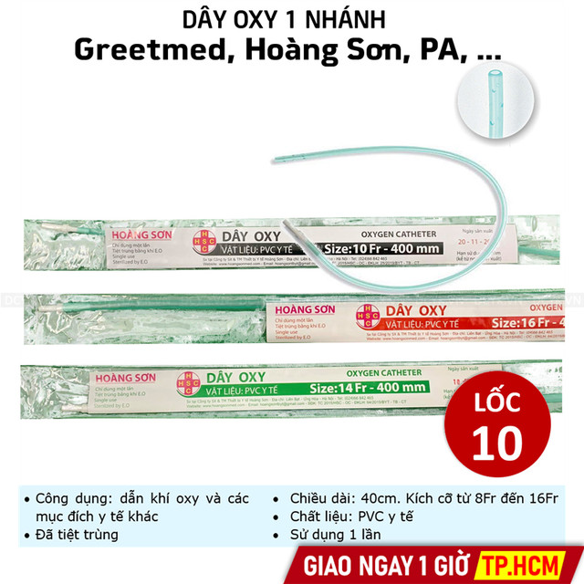 Dây Oxy 1 Nhánh GreetMed, Hoàng Sơn, PA, …