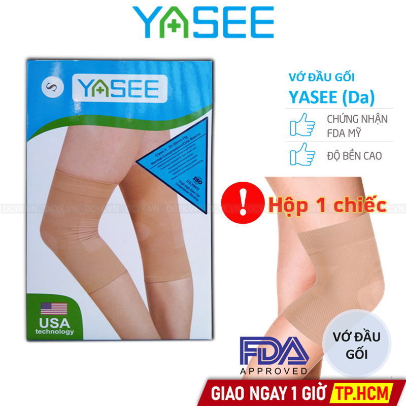 Vớ Y Khoa Đầu Gối Yasee (Màu Da) (Hộp 1 Chiếc)