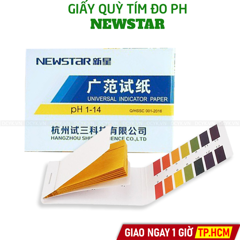 Giấy Quỳ Tím Đo PH NEWSTAR (Quyển 80 Miếng)