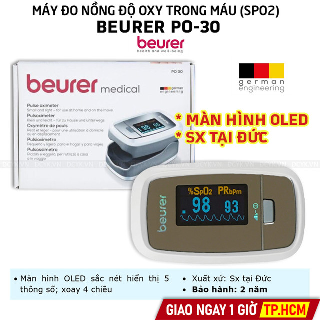 Máy Đo Nồng Độ Oxy (SPO2) Beurer PO30 (PO-30)