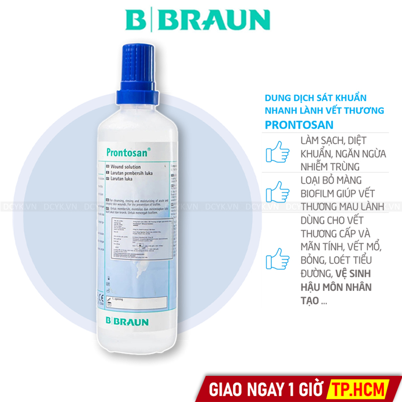 Dung Dịch Sát Khuẩn Nhanh Lành Vết Thương B.Braun PRONTOSAN 350ml