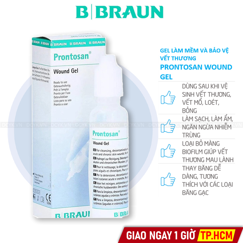 Gel Sát Khuẩn Nhanh Lành Vết Thương PRONTOSAN WOUND GEL