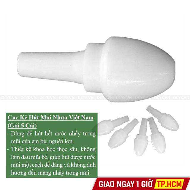 Cục Kê Hút Mũi Nhựa Việt Nam (Gói 5 Cái)