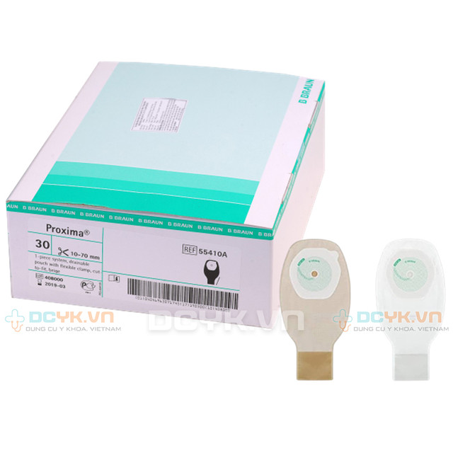 Túi Hậu Môn Nhân Tạo 1 Mảnh B.Braun Proxima (Sử Dụng Kẹp)