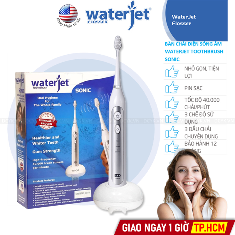 Bàn Chải Điện Sóng Âm Waterjet Sonic Toothbrush