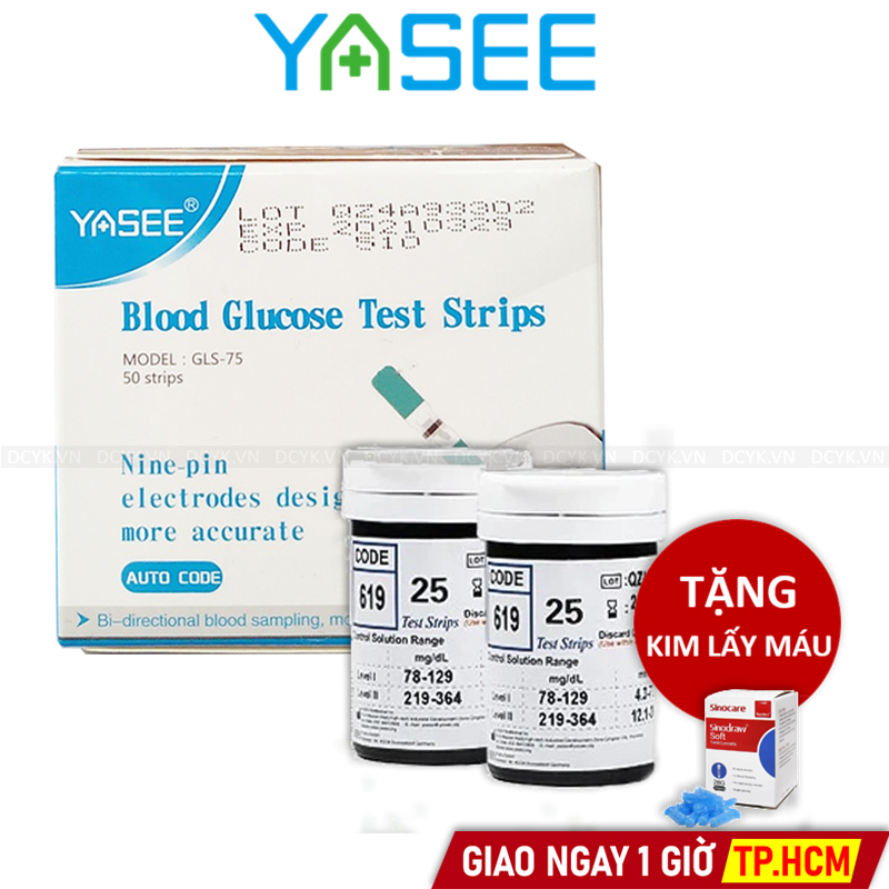 Que Thử Đường Huyết Yasee