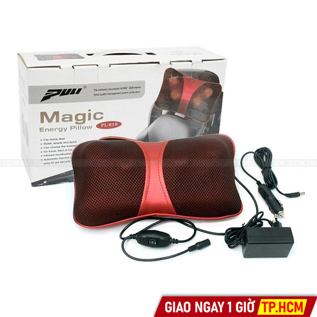 Gối Massage Hồng Ngoại MAGIC PL-818 (6 Bi)