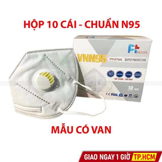 Khẩu Trang 3D PT Mask VNN95 (Có Van)