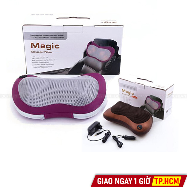 Gối Massage Hồng Ngoại MAGIC PL-819 (6 Bi)