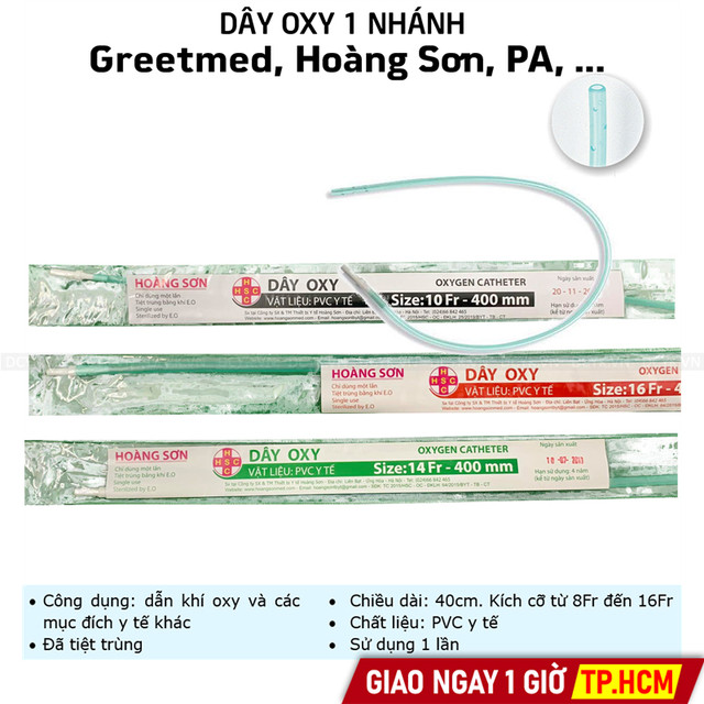 Dây Oxy 1 Nhánh GreetMed, Hoàng Sơn, PA, …