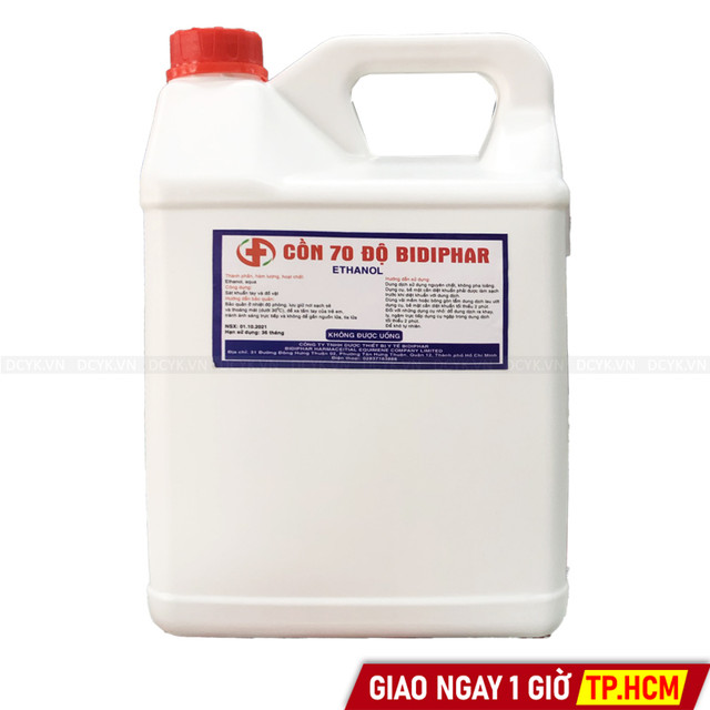 Cồn Sát Trùng Y Tế (Can 5 Lít) BIMIPHAR