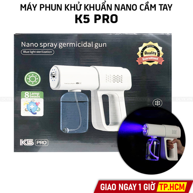 Máy Phun Sương Nano Khử Khuẩn Cầm Tay K5 Pro