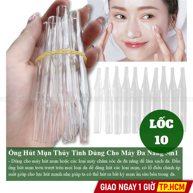 Ống Hút Mụn Thủy Tinh Dùng Cho Máy Đa Năng 5in1