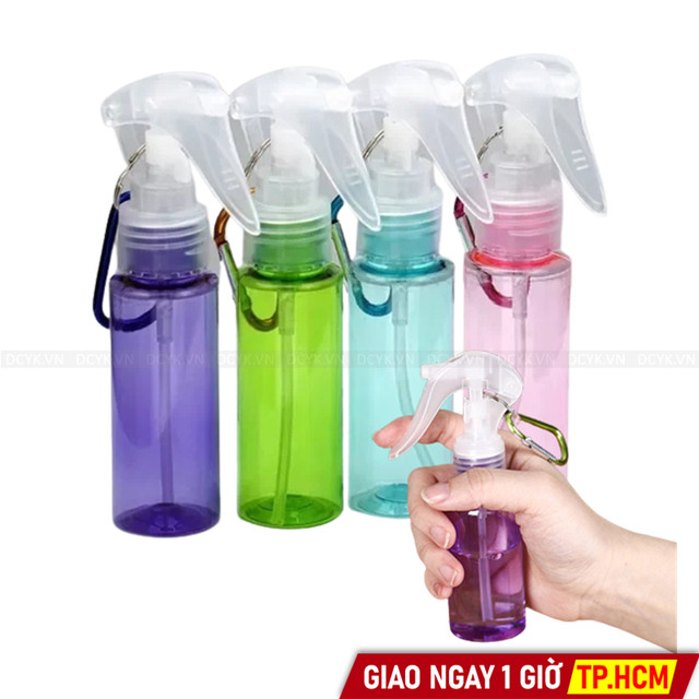 Chai Xịt Khuẩn Phun Sương Mini Mẫu Đế Bằng, Có Móc Treo