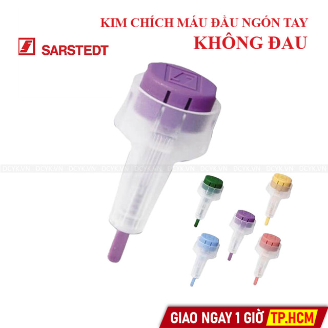 Kim Chích Máu Đầu Ngón Tay Không Đau Sarstedt – Đức