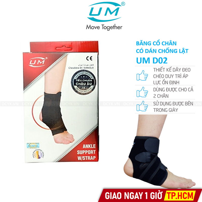 Băng Cổ Chân Có Dán Chống Lật United Medicare UM D02