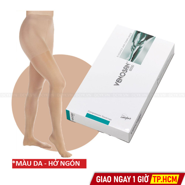 Vớ Y Khoa Hông Venosan 6000 (Màu Da - Hở Ngón)