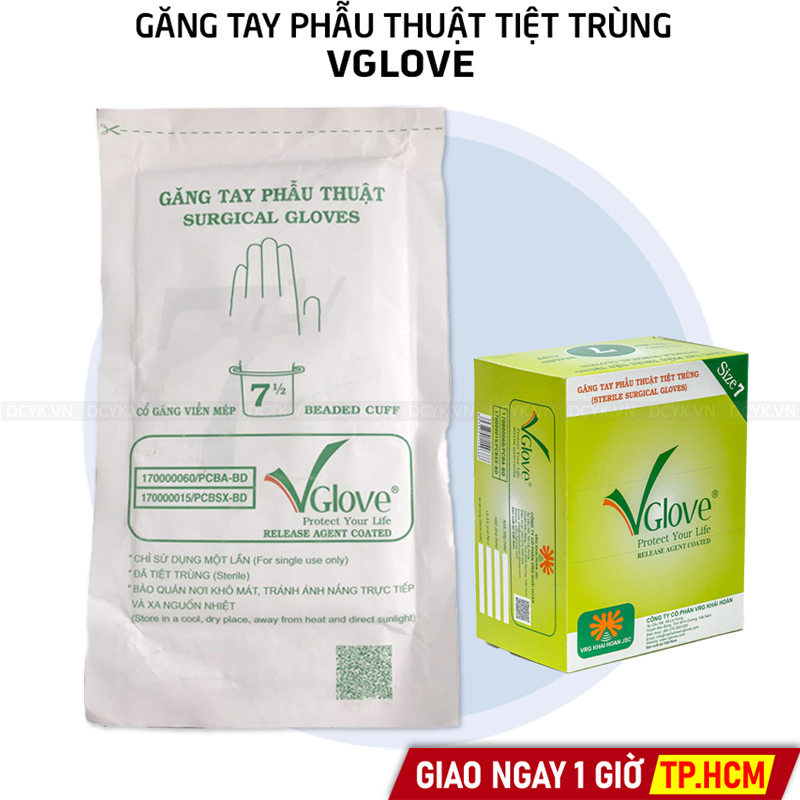 Găng Tay Phẫu Thuật Tiệt Trùng VGlove