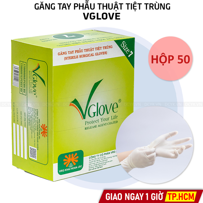 Găng Tay Phẫu Thuật Tiệt Trùng VGlove