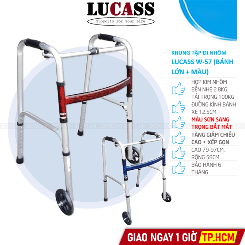 Khung Tập Đi 2 Bánh Lớn Lucass VK157 - Mã cũ: W-57 (W57)