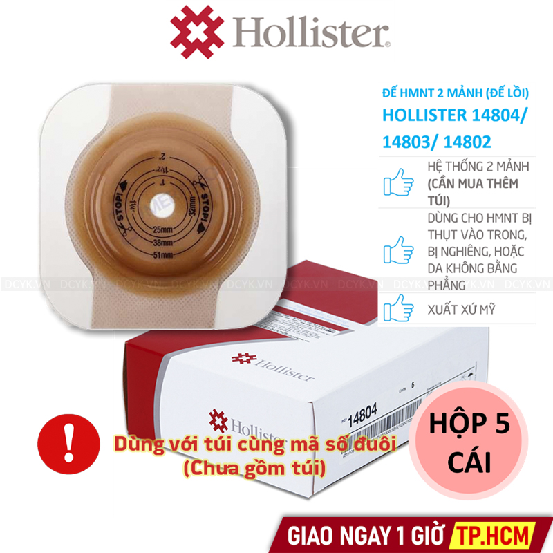 Đế Hậu Môn Nhân Tạo 2 Mảnh Hollister 14802 14803 14804 (Đế Lồi)