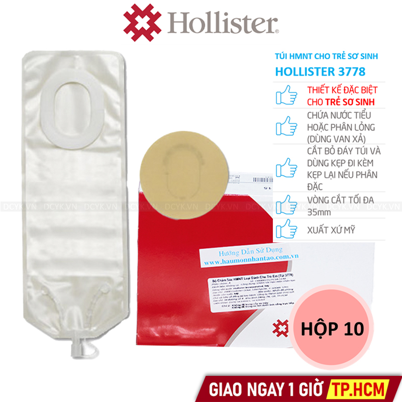 Túi Hậu Môn Nhân Tạo Hollister 3778 (Cho Trẻ Sơ Sinh)