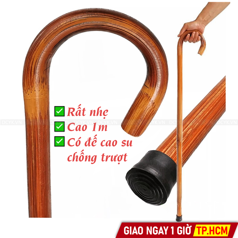 Gậy 1 Chân Thẳng (Batoong) Mây Việt Nam