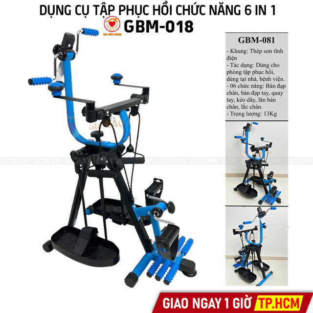 Dụng Cụ Tập Phục Hồi Đa Năng 6 Trong 1 GBM-081
