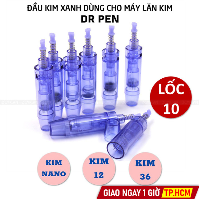 Đầu Kim Xanh Máy Lăn Kim Dr-Pen