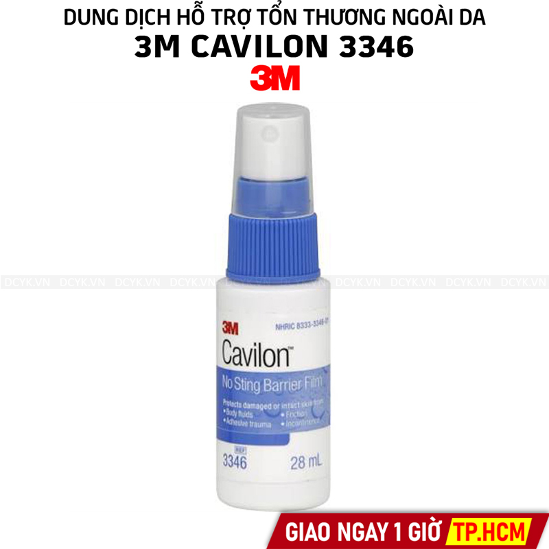 Dung Dịch Hỗ Trợ Tổn Thương Ngoài Da, Chống Loét, Hăm Da 3M Cavilon 3346E (Chai xịt 28ml)