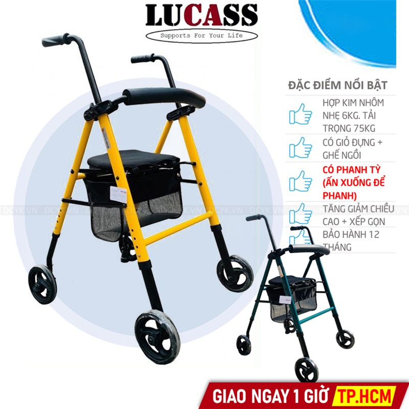 Xe Tập Đi Có Ghế Ngồi, Giỏ Đựng Lucass W-67 (W67)
