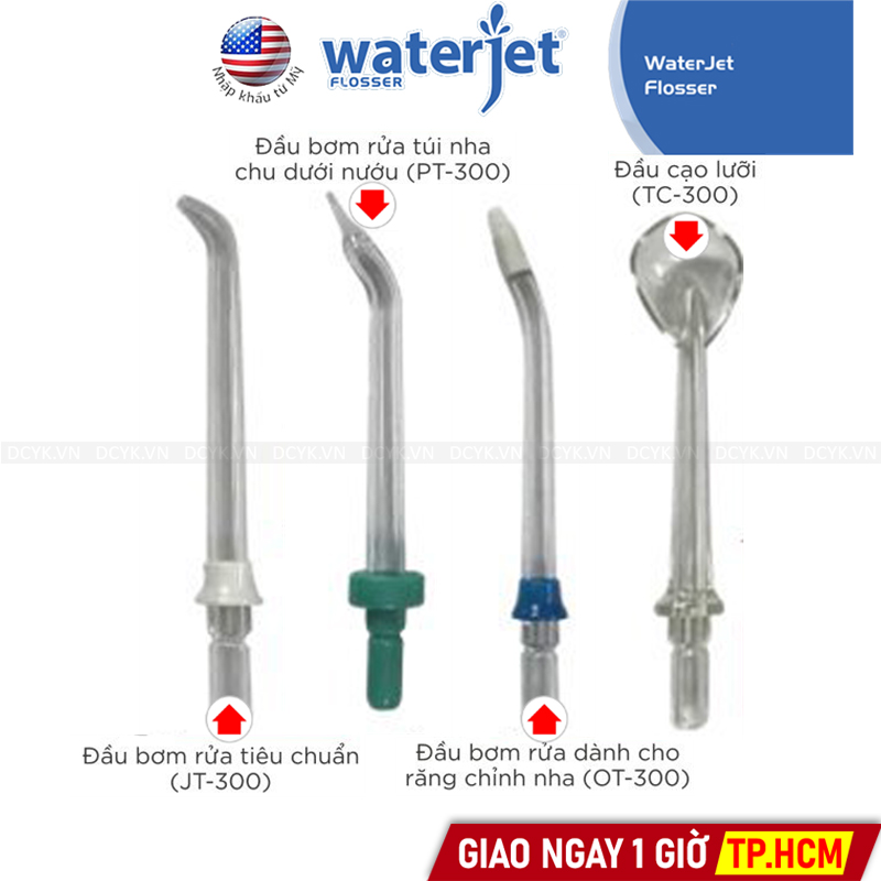 [PHỤ KIỆN] Đầu Tăm Máy Tăm Nước Waterjet Slim
