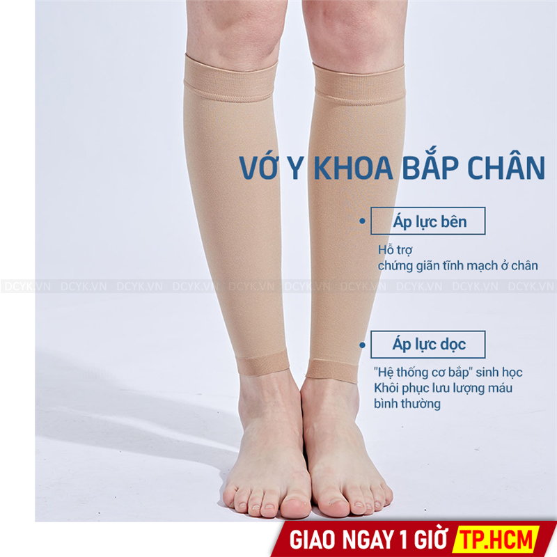 Vớ Y Khoa Bắp Chân Tiêu Chuẩn
