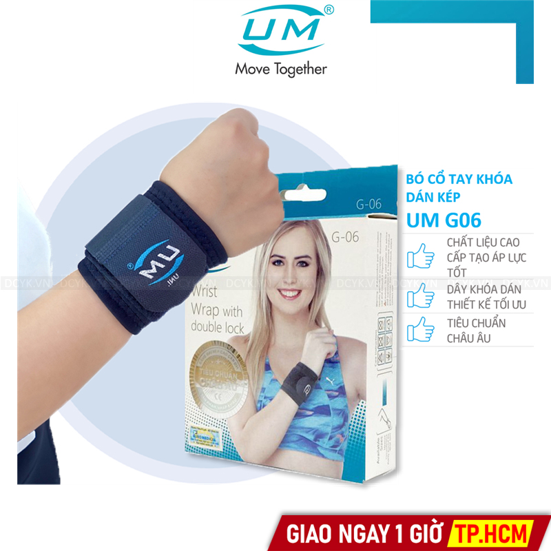 Băng Dán Bó Cổ Tay Khóa Dán kép United Medicare UM G06