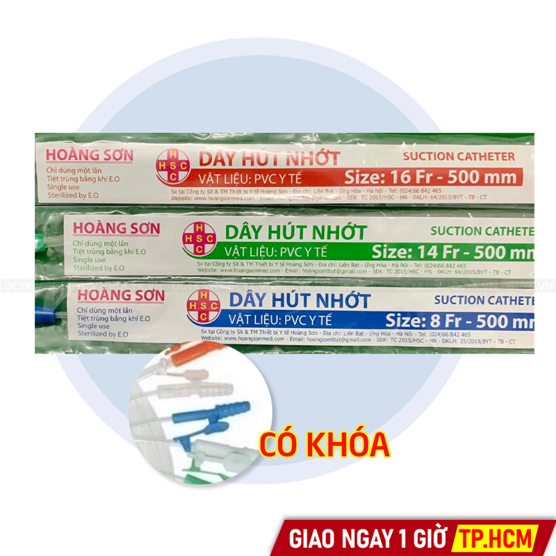 Dây Hút Nhớt Có Khóa Hoàng Sơn (Việt Nam)