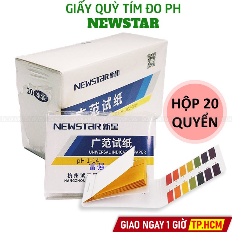 Giấy Quỳ Tím Đo PH NEWSTAR (Quyển 80 Miếng)
