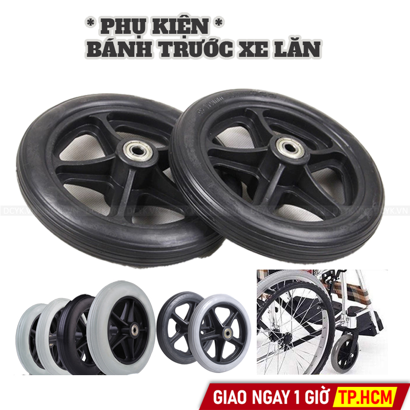 [PHỤ KIỆN] Bánh Trước Xe Lăn Lucass (Nhiều Kích Cỡ)