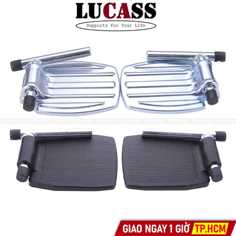[PHỤ KIỆN] Bàn Đạp Gác Chân Xe Lăn Lucass hoặc Tương Đương (1 Cặp)