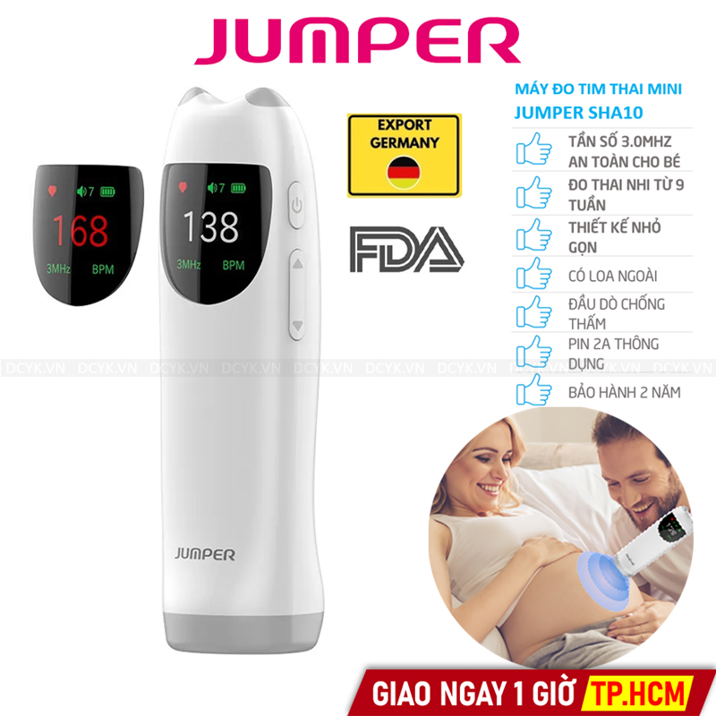 Máy Đo Tim Thai Cá Nhân Mini Jumper SHA10