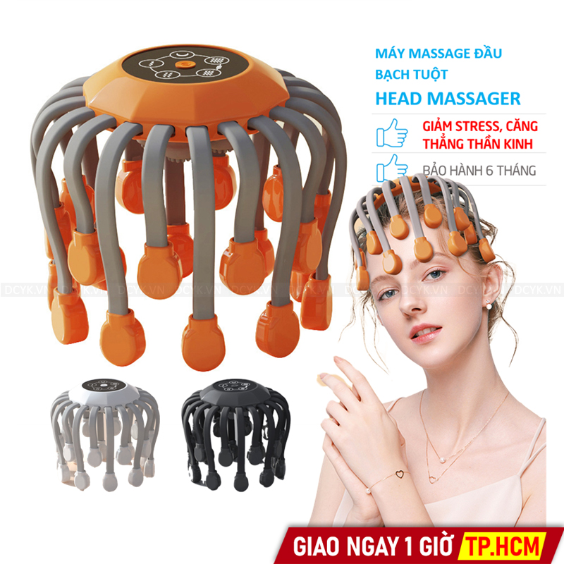 Máy Massage Đầu Bạch Tuột Octopus Head Massager
