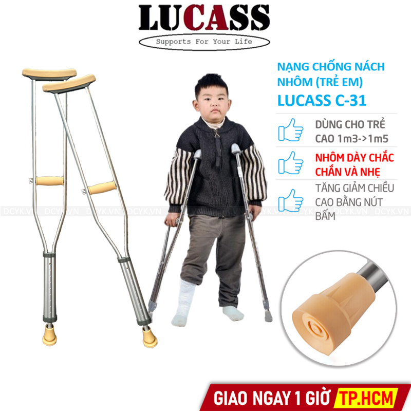 Nạng Trẻ Em Nhôm Lucass C-31 (C31)