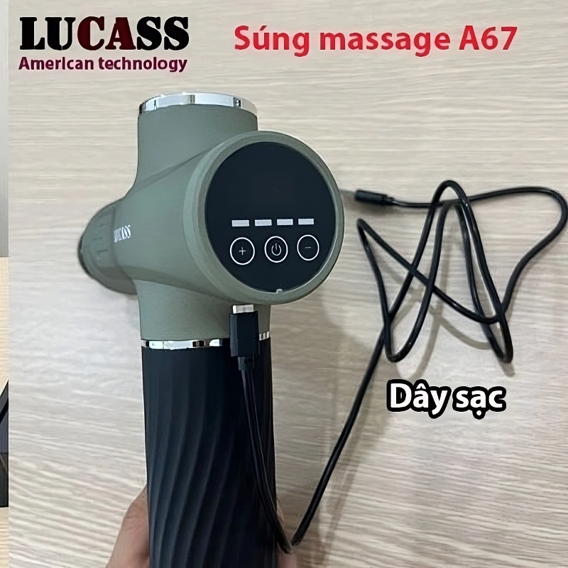 Súng Massage Cầm Tay Lucass Massage Gun A-67 (A67)